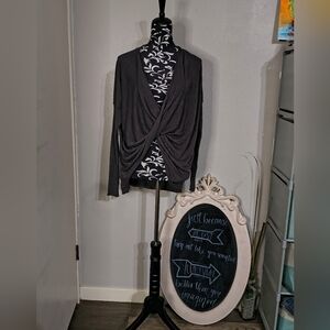 Maurices Charcoal Knit Sweater